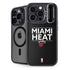 NBA Miami Heat Standard - Black iPhone 16 Pro Kickstand Case